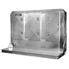 Drom Cab Rack W/ 14" Enclosure, 3 Doors (Mounting Kit Not Included)